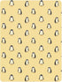 miaozhen 1 Pack 52x28 Cotton Crib Sheets for Baby Boys Girls Soft Comfy Cute Animal Penguin Pastel Yellow Toddler