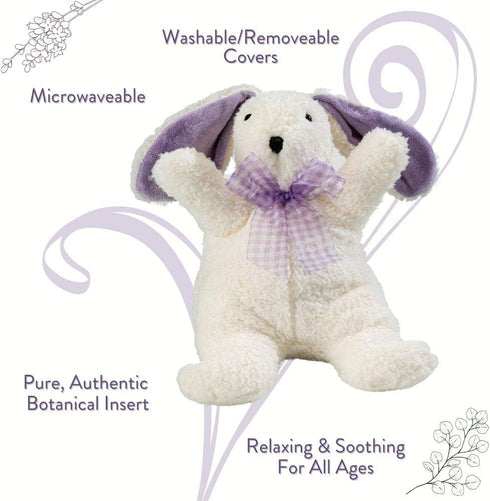 Sonoma Lavender Microwaveable Aromatherapy Stuffed Pillows, Plush Bunny, Lavender Scented with Removable Washable
