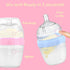 6 Oz (2 Pack), INTTERO Baby Bottles with Built-in Formula Dispenser, Anti-Colic Wide Neck Design for Newborn Feeding
