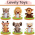 6 Pieces Jungle Stuffed Animal Set - Plush Lion, Elephant, Tiger, Giraffe Toys for Party Theme