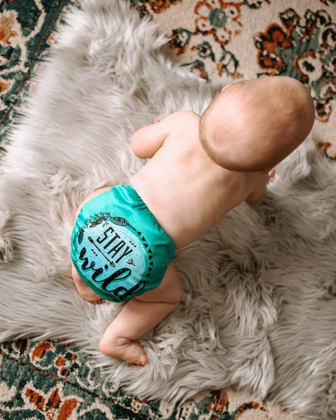 ALVABABY 6 Pack Baby Diaper Pocket Cloth Diapers with 12 Inserts, Adjustable for Boys and Girls 6DM35