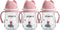 Oberni Toddler Sippy Cup, Tritan Baby Water Bottle With Non-Spill Valve Spout,