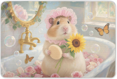 siphylline Cartoon Hamster Bathtub Extra Large Resuable Toddler Mattress Pads Highly Absorbent Potty