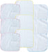 COMPUKAS 9pcs 30x30cm Burp Towels Cotton Small Square Kerchiefs High Density Water Absorption Soft Saliva Wipers