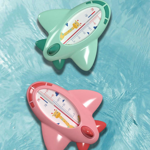 Bath Thermometer Floating Plastic Water Temperature Tester for Newborns and Infants, Green Bath Tub Suitable for Safe