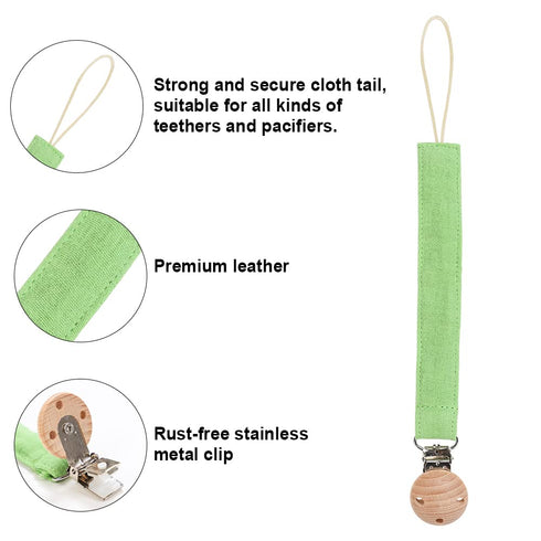 Set 3 Baby Food Grade Silicone Teether Toy with Pacifier Clip Holder,Teething Pain Relief Toys Gift for Months+ Boys