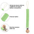 Set 3 Baby Food Grade Silicone Teether Toy with Pacifier Clip Holder,Teething Pain Relief Toys Gift for Months+ Boys