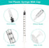 Nakyegop 50 Sets 1ml 50pcs 1ml 50 5 1 Colostrum Syringes with Caps No Needle Colostrum Collector Kit Include Sterile