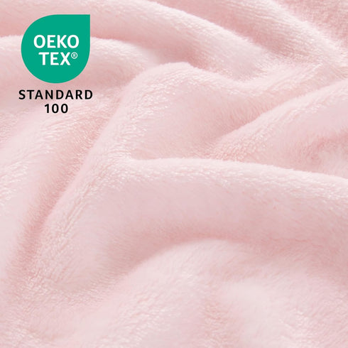 Baby Blanket, Foldable Rabbit Shape Plush Blanket, Super Soft Warm Breathable Receiving Blankets Newborn Nursery