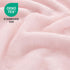Baby Blanket, Foldable Rabbit Shape Plush Blanket, Super Soft Warm Breathable Receiving Blankets Newborn Nursery