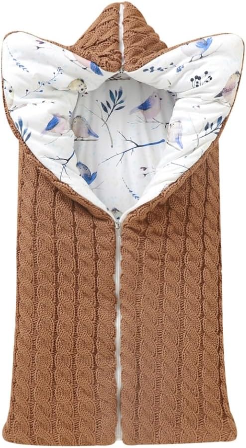 LLmoway Infant Sleeping Bag for Cold Weather Warm Swaddle for Newborns Stroller