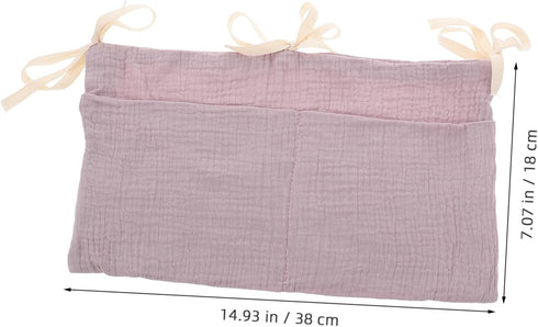 Kisangel Soft Cotton Diaper Organizer Bag for Strollers and Changing Tables
