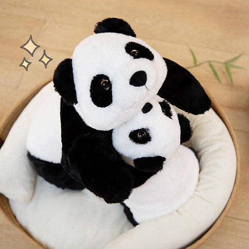 15.3" Weighted Stuffed Animals, Cute Panda Plush Toy, Gifts for Kids Adults Birthday, Valentine's Day