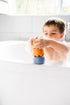 Ubbi Muted Color Bath Squeeze Toys, Baby Bath Accessory Water Toys for Toddler Bath Time Play