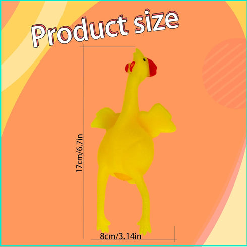 16cm Funny Squishy Toys Chicken and Eggs for Stress Relief