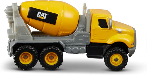 CAT Construction Toys, Die Cast Metal 3 Pack Vehicles - Dump Truck, Cement Mixer, Grader for Ages 3+