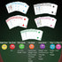 WEofferwhatYOUwant Heptagon Prime, Strategy Card Game for 3 to 8 Players, Family and Friends, Ages 9 Up.