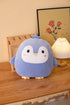 Soft Purple Penguin Plush Hugging Pillow - Cute 12 Inch Stuffed Animal for Birthday, Valentine, Christmas Gifts