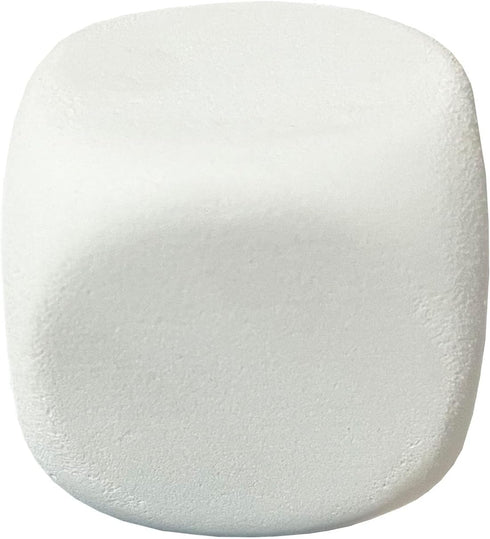 2.5 Inch White EVA Foam Dices, 12 PCS for Kids Graffiti, Building Blocks, Creative Painting Party Supplies