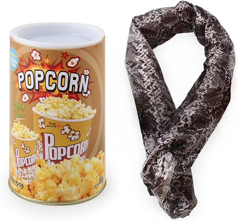 Cooplay Popup Snake in a Popcorn Can Prank, Halloween Fools Day Party Magic