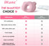 iranc Cozy Memory Foam Travel Pillow,Portable Cute Cartoon Bear Soft and Pillow (Pink)