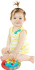 KiddoLab Steering Wheel Toy with Music, Lights, Sounds & Flip Up Mirror for Crib & Stroller