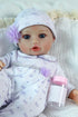 16inch 3+ SCOM Baby Dolls, Realistic Baby Dolls Cute Soft Body Baby Doll Real Life Baby Doll Silicone Lifelike Baby