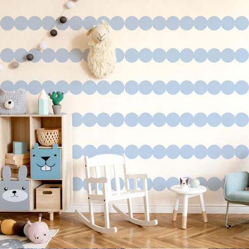Scallop Border Wall StickerDoor Edge Scallop Decorative Art StickersScallop Peel and Stick Borderfor Nursery, Kids
