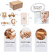 Wood Baby Rattle Personalizable Infant Rattle, Sensory Development Wooden Toys Set