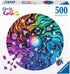 Ravensburger Circle of Colors: Astrology 500 Piece Jigsaw Puzzle - Handcrafted Tooling, Made in Germany