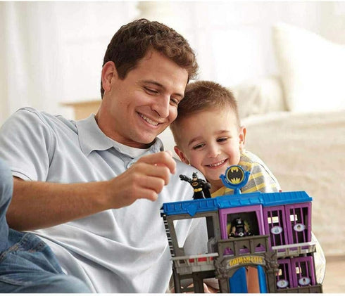 Fisher-Price Imaginext DC Super Friends Gotham City Jail Playset with Batman and Bane Figures, Ages 3-8