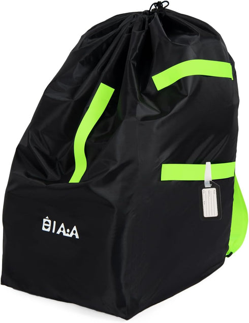 elaia Car Seat Travel Bag for Airplane, Waterproof Wearable with Straps, Large