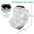 Nursing Cover Breastfeeding, Multi-use Baby Car Seat Covers Boys, Infant Stroller Cover, Stretchy Carseat Canopy, Soft