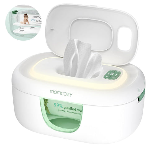 Momcozy Upgrade Wipe Warmer, Dual Seals for Maximum Moisture Wipe Dispenser, Innovative