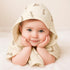 2 Pack, 32" 32" Hooded Baby Towels Muslin Baby Bath Towels with Hood for Newborn Infant and Toddler, Soft Breathable