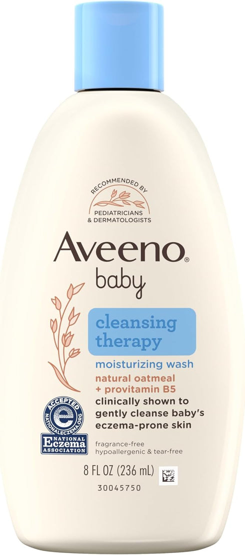 Aveeno Baby Cleansing Therapy Moisturizing Baby Body Wash with Natural Oatmeal &