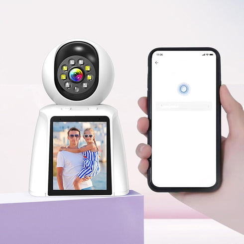 FOSA 3MP 360 Video Baby Camera, Security Camera AI Voice Wake Up Humanoid Movement Tracking, Degree Panoramic