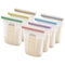 Nuliie 7 Pcs Reusable Silicone Breastmilk Storage Bags, 12oz/360ml Double Leak-Proof, BPA