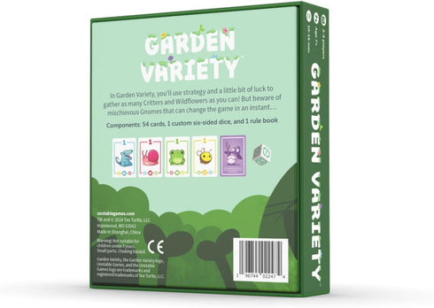 Garden Variety Base Game, Easy to Learn Card Game for Kids, Teens, Adults - 2-5 Players, Ages 7+