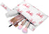 Haskirky 2 Pink Bows Ribbons Pcs Cloth Diaper Wet Dry Bags,Waterproof and Washable Bag for Travel Reusable Wet Bag