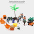 8 Piece Pirate Action Figures Playset, Assorted Poses and Weapons, Fun Party Favor for Kids (3.5 inch)