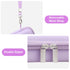Canboc Carrying Case for Anbernic RG405V Retro Handheld Game Console, Storage Box with Mesh Pocket, Purple