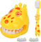 Cartoon Giraffe Dental Toy Set - Interactive Teeth Model with Toothbrush for Teaching Brushing, Baby Toddler Kids Tool