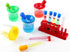 Color Science Test Tubes, Plastic Lab Tubes with Caps for Kids Science Experiments Ages 4-8
