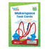 hand2mind Makerspace Task Cards, STEM Learning Cards for Kids Grade 3-5, 36 Activities