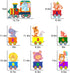 Cute Animal Train Wall Decals for Kids' Rooms - Perfect for Nurseries and Playrooms