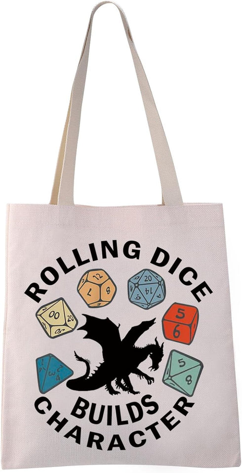 Dungeon Master Dice Bag - DND Player Supplies Bag, Gifts for DND Lovers, Rolling Dice Builds Character