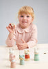 Tender Leaf Toys Bear Tales Wooden Dollhouse Add-on Playset - 3 Pcs Bear Family Figures