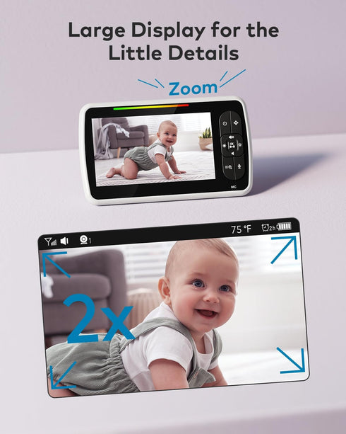 UKSUP SM652 Baby Monitor Camera - Safe and Reliable