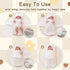 0-3 AiWMGL Baby Winter Fleece Swaddle Blanket Months Boys Girls Warm Adjustable Newborn Swaddling Wrap Soft Plush